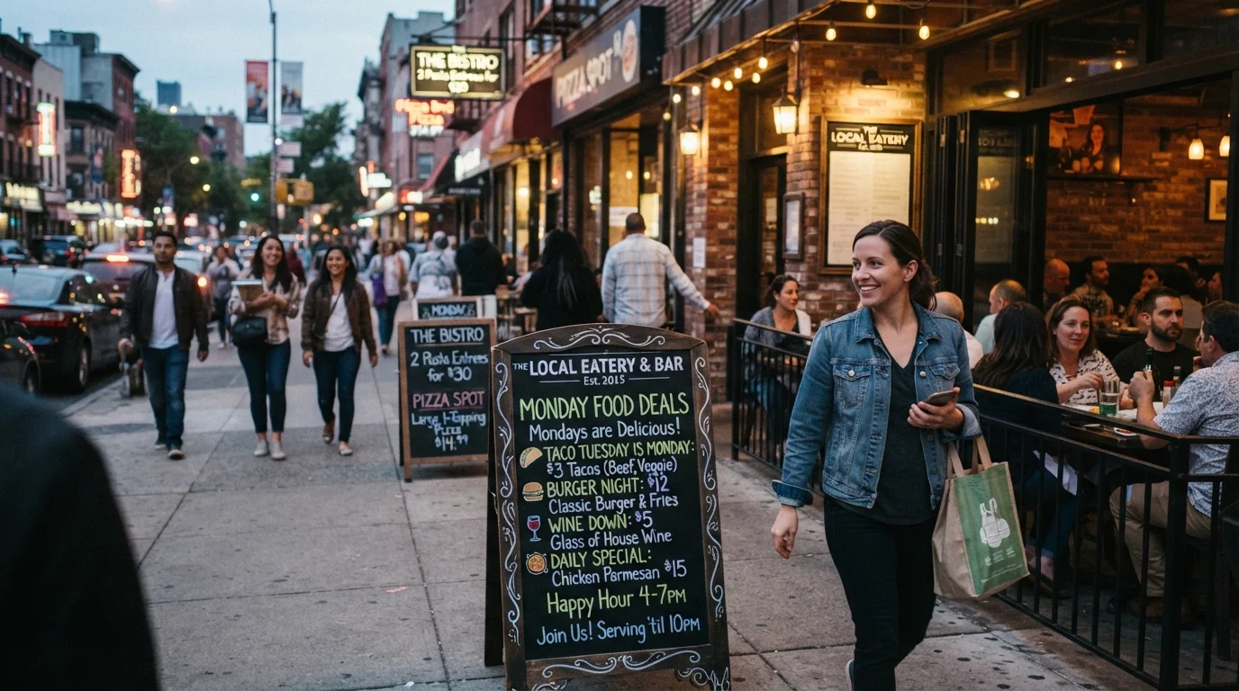 Monday Food Deals Near Me